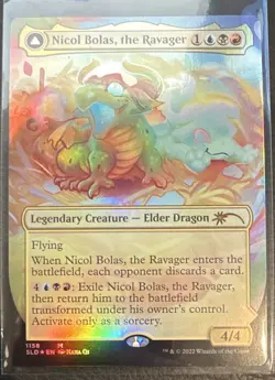 Magic: The Gathering Secret Lair Foil Nicol Bolas Ravager/Arisen 1158 - Image 1