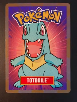 Pokemon Totodile Betty Crocker Promo Rolls Card - Image 1