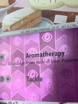 SHIPS SAME DAY Pokemon Card Milcery 086/192 Reverse Holo Basic Psychic Type 2020 - Image 4