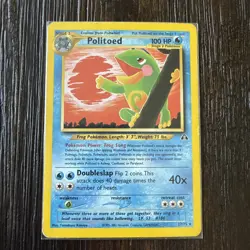 2001 Neo - Discovery Politoed #27 Non Holo Rare Pokemon Card - Image 1