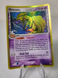 Ninetales 8/101 - EX Dragon Frontiers *LP-EXC* Reverse Holo Pokemon Card - Image 2