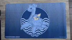 Pokemon Worlds 2023 - Yokohama Playmat And Storage Bag - Pikachu & Lapras - Image 1