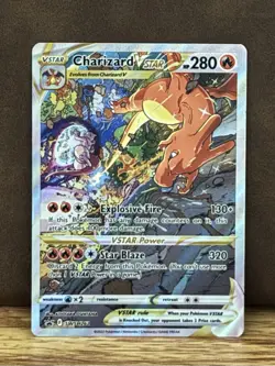 Charizard Vstar SWSH262 - Pokemon Promo - Moderate Play - Image 1