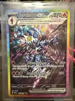 Ceruledge ex 147/131 SV: Prismatic Evolutions SIR Full Art Holo EN 2025 POKEMON - Image 1