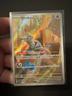 Pokemon TCG Mimikyu Scarlet & Violet Promo Card 075 NM Condition - Image 1