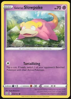 Galarian Slowpoke 054/163 Common Battle Styles Pokemon Near Mint - Image 1