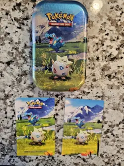 Ascended Heroes Mini Tin EMPTY Lot Of 5 Pokemon TCG Stickers And Art Included🔥 - Image 5