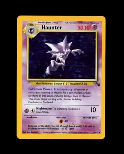 1999 WOTC Pokemon FOSSIL HAUNTER HOLO 6/62 RARE! LP - Image 1