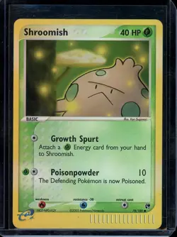 Shroomish Pokemon 2003 EX Sandstorm Reverse Holo 78/100 NM - Image 1