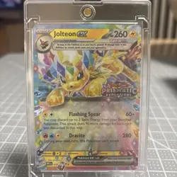 Pokemon Prismatic Evolutions Jolteon ex 030/131 Stamped Promo Sealed - Image 2