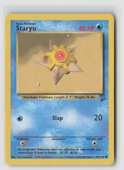 Staryu #95/130 Base Set 2 Common Pokemon TCG MP - Image 1