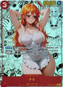 NAMI ONE PIECE Holo Custom Art Goddess Story Anime Collectible Card - Image 1