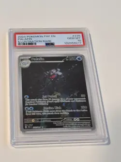 Pokemon TCG Palafin Scarlet & Violet Paldean Fates Holo Card 225/091 PSA 10 - Image 3