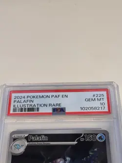 Pokemon TCG Palafin Scarlet & Violet Paldean Fates Holo Card 225/091 PSA 10 - Image 4