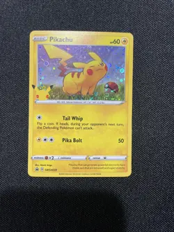 Pikachu SWSH039 Promo Card Sword & Shield HOLO NM ENG 60hp - Image 1