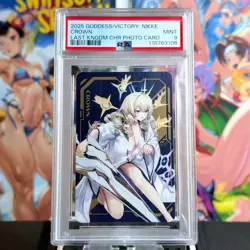 2025 GODDESS OF VICTORY: NIKKE OST LAST KINGDOM CHARACTER PHOTO CARD CROWN PSA 9 - Image 1