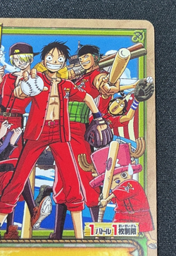 One Piece Card Game PA-W25 Japanese pirate Base ball Nami Luffy Zoro 2004 - Image 3