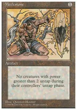 Meekstone - Heavy Play MTG 4th Edition - Image 1
