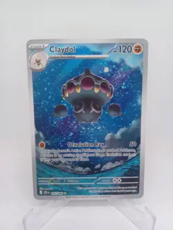 Claydol 092/086 Me04: Chaos Rising Holo Pokemon TCG Card Full Art - Image 1