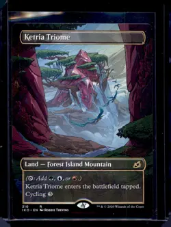 Ketria Triome (Showcase) 310 Ikoria: Lair of Behemoths Magic: The Gathering NM - Image 1
