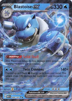 Blastoise ex 009/165 Jumbo Cards Holo - Image 1