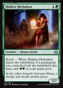 Hidden Herbalists - Foil x1 - Aether Revolt - NM-Mint, English - Aether Revolt - Image 1