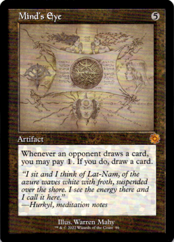 Mind's Eye (Schematic) The Brothers' War: Retro Frame Artifacts NM - Image 1