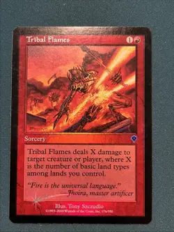 MTG Tribal Flames Invasion Foil NM - Image 1