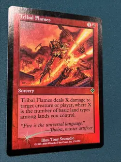 MTG Tribal Flames Invasion Foil NM - Image 2