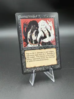 MTG; Cuombajj Witches; Arabian Nights; Magic the Gathering; Light Play - Image 1
