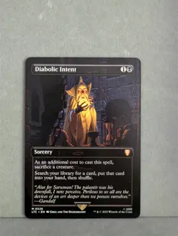 Diabolic Intent (Borderless) Commander: the Lord of the Rings: Tales of... - Image 1