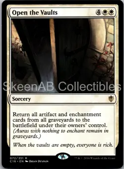 MTG SkeenAB Open the Vaults from Commander 2016. NM. - Image 1