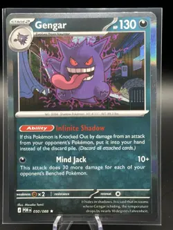 Gengar 050 2026 Pokemon Perfect Order Holo Rare Card - Image 1