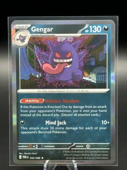 Gengar 050 2026 Pokemon Perfect Order Holo Rare Card - Image 1