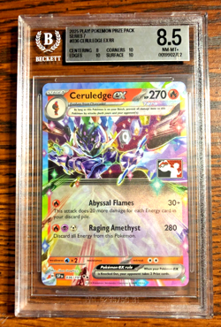 Ceruledge EX Double Rare #036|BGS NM-MT+ 8.5|Prize Pack Series 7|Pokemon TCG - Image 1