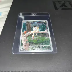 Meowth 106/094 Holo Illustration Rare – Pokemon TCG – 2025 Phantasmal Flames - Image 1