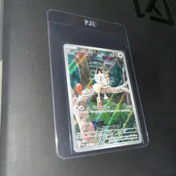 Meowth 106/094 Holo Illustration Rare – Pokemon TCG – 2025 Phantasmal Flames - Image 4