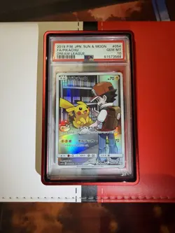2019 Pokemon Japanese Dream League Pikachu Full Art PSA 10 - Image 1