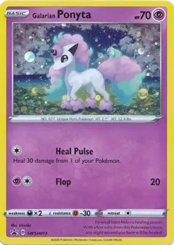 Pokemon Sword & Shield Promo Holo Galarian Ponyta SWSH013 Holo P NM - Image 2