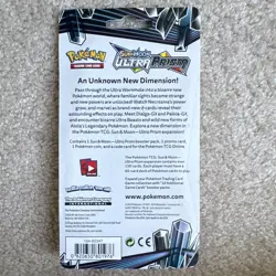 Pokemon TCG Sun & Moon Ultra Prism Blister Pack Kirlia Promo Coin Code 10 - Image 3