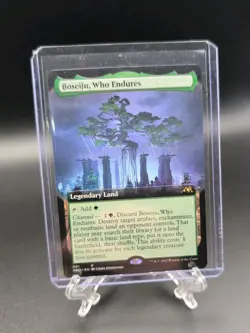 MTG Boseiju, Who Endures Card #266 Kamigawa Neon Dynasty Never Played - Image 1
