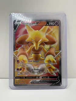 2020 Pokemon Vivid Voltage Alakazam V Full Art 172/185 Ultra Rare - Image 1