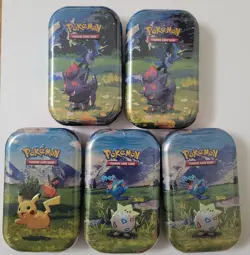 LOT of (5) Pokemon Ascended Heroes Mini Tins - NEW - FACTORY SEALED - Image 1