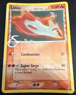 2006 Pokemon EX Holon Phantoms Latias Delta Species #21/110 - Image 1