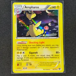 Ampharos - 40/114 - Holo Rare - Steam Siege - Pokemon Card - LP - Image 1