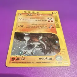 Pokemon TCG Skyridge Rhydon Holo Rare H27/H32 English 2003 - Image 2