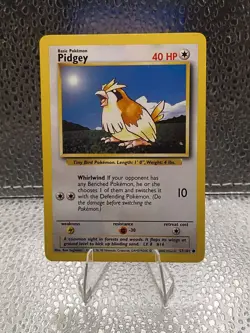 Pokemon TCG - Pidgey - Common - Base Set - 057/102 - NM -WOTC - Image 1