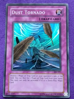 Yu-Gi-Oh! Dust Tornado (NM) PSV-011 Super Rare - Image 1