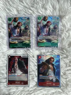 4 One Piece TCG •2x Shanks OP14-027 • Alternate Artwork • ENG&JAP/NM OP-12-008 - Image 1
