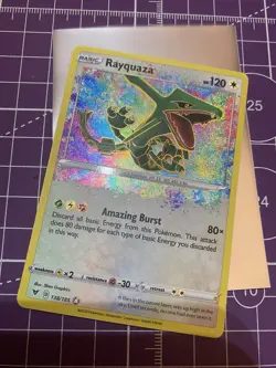 The Pokemon Company Rayquaza 138/185 Vivid Voltage Amazing Rare Holo 120 HP - Image 1